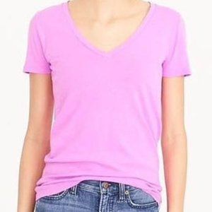 EUC J.Crew Featherweight Stub Cotton Fuschia Sz XXS